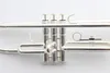 Professional YTR-4335GS Trumpet Instruments All Silver Plated Carved B Flat Brass Trompeta Musical Instrument Bb Trompette Made in Japan