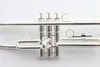 Professional YTR-4335GS Trumpet Instrumentsすべてのシルバーメッキ彫刻Bフラットブラストロンプタ楽器BB Trompette