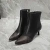 Luxury Designer Afterglow Platform Boot Fashion Woman Heel Bootie Ranger med originallåda