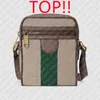 TOP 598127 OPHIDIA épaule sac à bandoulière Designer mode hommes Messenger Bags325t