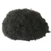 Super Trwała Baza Skóry 6mm Afro Curl Mens Toupee Hair Toupee dla Ameryki Afryki Black Men 100% Human Hairs Toupee Indian Curly Peruki