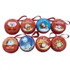 Creatieve munten Purs Mini Portable Round Round ritsje oortelefoontas Cartoon Coin Key opbergtas