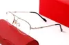 Mode carti Designer Cool lunettes de soleil de luxe rétro Lunettes de soleil Cadres accessoires de lunettes Ovale Full clear gold eyeglass Hommes femmes designer eye Twist legs