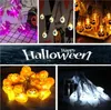 Nuovo DHL Free 1.5m 10 Leds Party Halloween Pumpkin Ghost Scheletri Bat Spider Led Light String Festival Bar Home Decor Hallowmas Ornament Who