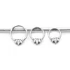 Clous en acier inoxydable, anneaux de nez, Piercing du corps humain, bijoux, Interface griffe, Zircon moulé, Labret, oreille, Tragus, Cartilage, Daith, Helix, boucle d'oreille