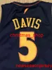 Cousu Vintage Baron Davis Blue Swingman Jersey Hommes Broderie Taille XS-6XL Personnalisé N'importe Quel Nom Numéro Maillots De Basketball