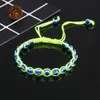 Boho Evil Eye Beaded Charm Bracelets for Women Men Rope Summer Barefoot Anklets Jewelry