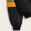 Kvinnors dike rockar kvinnor långärmad leopard tunn hud huva zip stitching outwear mångsidig kappa höst och vintermodeller