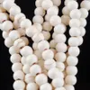 Wojiaer White Howlite Burquoise Stone Liek Gem 4 мм круглые проставки для ожерелий браслеты из Браслета.