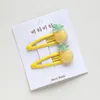 2pcslot Summer Fruit Watermelon Hair Clip Orange Pineapple Hairpins Carrot Banana Pins Accessories For Girls7878549