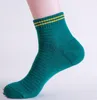 Chaussettes de course professionnel amour sport hommes coton basket badminton antidérapant loisirs de plein air fitness absorption des chocs équitation randonnée pas facile à déformer chaussette