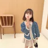 Ayı Lideri Kızlar Kore Tarzı Giyim Moda Bebek Kız Rahat Bahar Mont Tam Kollu Çiçek Giysileri 2-6 Yıl 210708