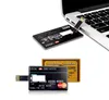 100 cartões de crédito American Express de capacidade real estilo USB flash drive memory stick Pen drive 4GB8GB16GB32GB 4 cores u disk3438133