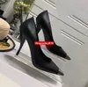 Foto reale Moda Donna Scarpe Pelle verniciata nera Punta quadrata Sexy tacchi alti sottili tacchi a spillo Zapatos Mujer Pompe da festa