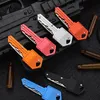 Key Shape Mini Folding Kniv Outdoor Saber Pocket Fruktknivar Multifunktionella Keychain Knives Swiss Självförsvar Kniferoutdoor Emergency EDC Tool Gear WLL182