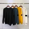 Erkek Hoodie Sweater Stones Island Hoodie Moda Erkekler Mektubu İşlemeli Uzun kollu kazak Erkek Kadın Taşları Adası Günlük Pamuk Kazak 511