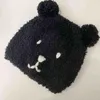 LunaDolphin femmes hiver dessin animé ours brodé chapeau étrange fête jeu nouveauté enfants chaud à la main tricoté adulte casquette doux