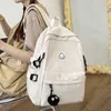 Borse da scuola da donna per studente universitario Zaino da donna carino bianco Borsa da libro Kawaii impermeabile Zaini da donna per ragazze adolescenti Fashion Nylon 210929