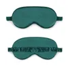 Atacado Imitado Silk Sleep Masks Eyemask Rest Sombreamento Máscara de olho Acolchoado Sombra Capa Eyepatch Para Viagem Relax Relax