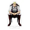 Hot Anime Attack on Titan Erwin Smith Acrylic Stand Display Model Plate Birthday Cake Decor Toy Cosplay Student Xmas Gift G1019