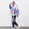 Herbst Mode Trainingsanzüge Männer Hip Hop Jacke Casual Hosen Sportswear 2PC Sets Streetwear Jogger Harajuku Jogginghose Männlichen Anzug Männer