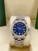Часы с бриллиантами Мужские механические наручные часы с автоматическим механизмом 41 мм 36 мм Женские часы Rose aaa Reloj роскошный дизайнер синий коричневый d254a