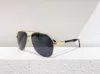 Gouden metalen piloot zonnebril bruine gradiënt klassieke zonnebrillen luxu mannen mode zonnebril UV400 bril met doos