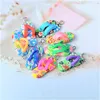 Creative Beach Shoes Flip Flop Charms Pendant For Women Girls Making jewelry DIY Necklace Keychain Earings Decoration