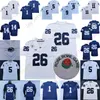 Maillots de football NCAA PSU Penn Jersey State Football College Sean Clifford Saquon Barkley Mitchell Tinsley KeAndre Lambert-Smith Strange McS