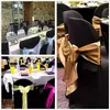 VEVOR Chair Covers - Black Polyester Spandex Slipcovers for Wedding Party - Stretchable & Elegant - 100/50PCS
