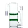 Smoking Thick Glass ash catcher high quality 14&18mm many colors double honeycomb perculator Ashcatcher