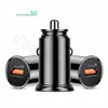 18W 12W QC3.0 Fast Rapid Quick Charging USB Car Charger Adapter For Iphone 12 13 14 15 Samsung smart phone gps pc