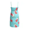 Summer Pregnant Woman Dresses Floral Printed Mommy Clothing V-neck Sleeveless Suspenders Maternity Pregnancy Long Dress Casual