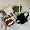 Cross Body Canvas Tote Bag Fashion Designer Crossbody With Zipper And Pocket Women Shoulder Messenger Book For Student