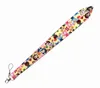 Mobiele telefoonbanden Charms 20 stcs Cartoon Lanyard Key Chain ID -kaart Hang touw sling nek band hangerjongen meisje geschenken #21