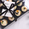 Stobag 5 pcs transparente caixa de cupcake portátil caixas de bolo de pão e embalagem Patisserie Casamento Bebê Chuveiro Decoração 210724
