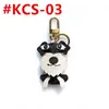 2021 Keychain Key Chain Kechechains Buckle Lovers voiture à la main pour hommes artisanaux Femmes Sac Accessoires Pendants 4 Couleur avec boîte # KCS-01