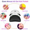 Max UV Lamp LED Nail High Power per s All Gel Polish Dryer Sensore automatico Sun Led Light Art Manicure Tools 220209