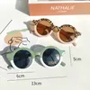 Schöne Kinder Sonnenbrille Sonnencreme Bär Form Rahmen Rahmen Mädchen Kinder Sonnenbrillen rund Street Beat Baby Jungen Brillen süße Töne