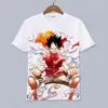 アニメ周辺衣服男性女性漫画シャツファッション日本のTシャツワンピースLuffy Sauron Harajuku Ullzang Tees4237051