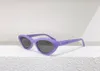 Cat Eye Sonnenbrille schwarzer Rahmen dunkelgraue Linsen Sonnies Frauen Mode Sonnenbrillen Brillen uv Schutz Ith Box4600143