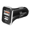 Caricabatterie da auto USB tipo C Quick Charge QC 3.0 da 18 W per Samsung S10 iPhone 14 15 X Xs 8 Spina per caricabatterie PD