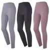 Nylon High-elastic Yoga Pants Women's Spring And Summer Leggings Tummy Control High Waist Workout Running Tights Sportswear