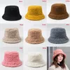 Outdoor Hats Sunscreen Soft Casual Faux Fur Sun Cap Fisherman Panama Hat Bucket