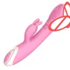 Vuxen Dildo Vibrator Pussy Licking Vibration Massager G Spot Clitoris Stimulator Massage Stick Fake Penis Recharge Magic Wand Vuxen Sex Toy Valentine Gift ZL0100