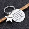 Sister Keychain Gifts from Friendship Keychain for Best Friends Teenage Girls Women Cousin Step Sister Keyring Keychains charms G1019