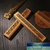 Retro Boeddhisme Hout Woondecoratie Wierook Houder Censer Joss-Stick Ingevoegde Houten Ash Catcher Aromatherapy Gereedschap Handcrafts Gift Factory Prijs Expert Design Quality