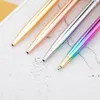 NeuNEW Regenbogen-Roségold-Metall-Kugelschreiber für Schüler, Lehrer, Schreiben, Geschenk, Werbung, Unterschrift, Business-Stift, Schreibwaren, Bürobedarf, EWA