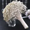 Discount Bouquet Luxury Handmade Wedding Bridal Bouquets Crystals Flowers De Mariage Rose9930846