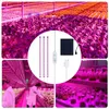 10/20 / 30W USB太陽電池フルスペクトル植物栽培ライトストリップIP65防水温室 - タイプD